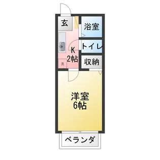 メゾン宮根台【1階】の間取り
