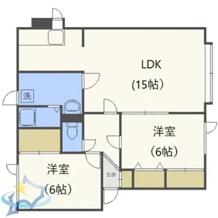 真和ハイム【2階】の間取り