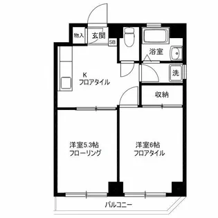 プティ白金【2階】の間取り