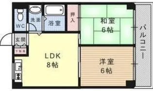 シャトーレーヌ【3階】の間取り