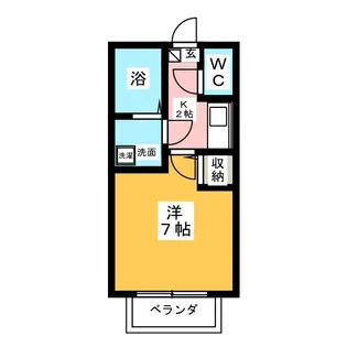 アリオック【2階】の間取り