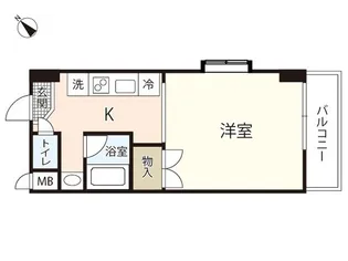 ルミエール牛田本町【4階】の間取り