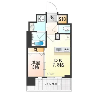 ベラジオ雅び西大路七条【10階】の間取り
