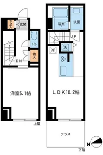 レジデンス雪谷大塚【1階】の間取り