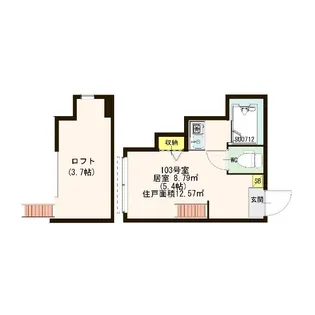 池尻パストラル・ハウス【1階】の間取り