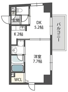 カーサセレーネ【10階】の間取り