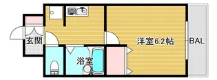 エスリード京橋ステーションプラザ【5階】の間取り