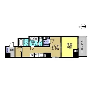 ミーアレジデンス【6階】の間取り