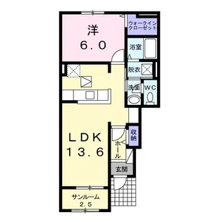 LaTourKAIZAWA V【1階】の間取り