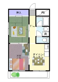 第二シャトー小川【3階】の間取り