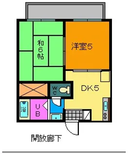 ディアスダイジュ【2階】の間取り