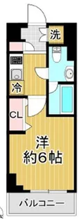 メイクスデザイン清澄白河アジールコート【3階】の間取り