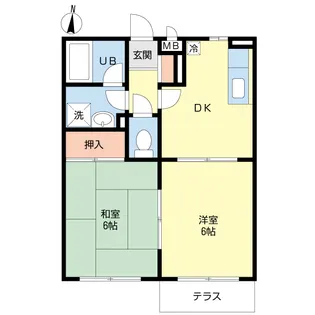 ソレイユ【1階】の間取り