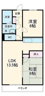 ウエストヒルズマルカ【4階】の間取り