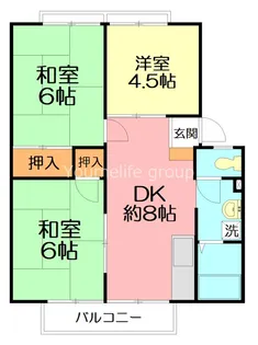 プレシードハイツ【2階】の間取り