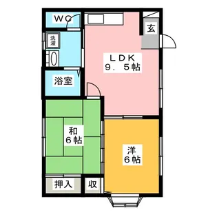 サンシャインI【1階】の間取り