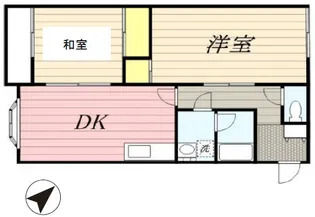 サンライズ関道【3階】の間取り