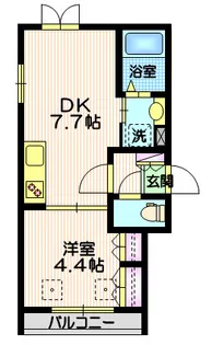 メルシー芙蓉VII【2階】の間取り