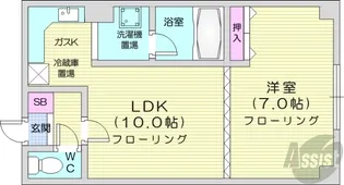 コーポMK89【1階】の間取り