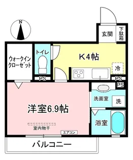 ノイエ武蔵小杉【2階】の間取り