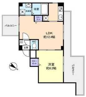CONNECTPARKHILLS八千代台【7階】の間取り