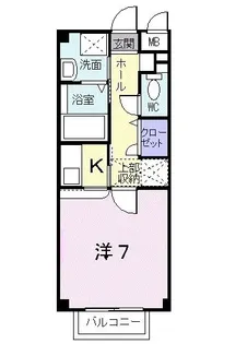 プロムナードひばり【2階】の間取り