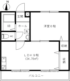 ラ・フォーレ大倉山六番館【1階】の間取り