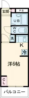 フリービング新宿【2階】の間取り