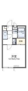 レオパレスヴァンディス【1階】の間取り