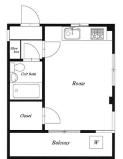 吉住マンション【4階】の間取り