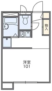 レオパレスSQUARE【2階】の間取り