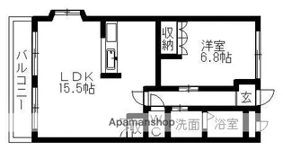 レジデンスT’M【2階】の間取り
