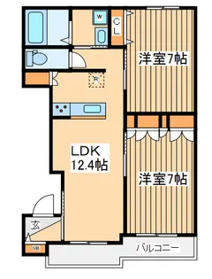ブルーム【2階】の間取り