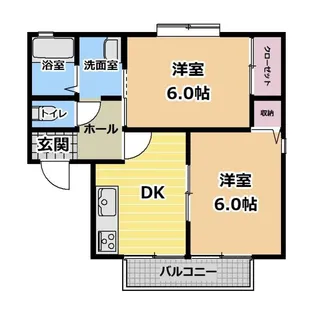 コア・エミナースJ【2階】の間取り