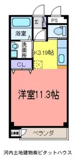 サザンマンション【3階】の間取り