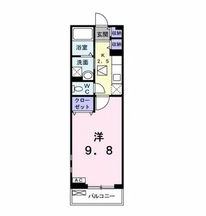 ヴィラ ジュネス【1階】の間取り