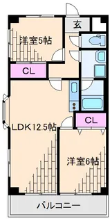 ハピネス飯田2号館【4階】の間取り