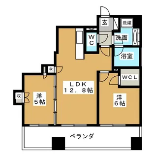 シティタワー名古屋久屋大通公園【3階】の間取り