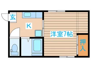 レジデンスAramachi【2階】の間取り