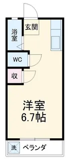 メゾンサンテ【1階】の間取り