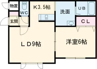 Jeunesse【1階】の間取り