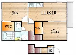 勇駿II番館の間取り