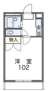 カームプレイスI【1階】の間取り