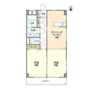 コンフォール【4階】の間取り