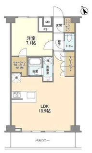 ニューミラ明大前【2階】の間取り