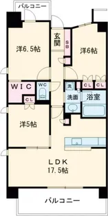 ポレスター高崎テラス【14階】の間取り