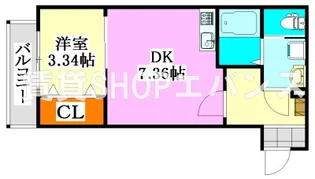 ルナ津田沼【2階】の間取り