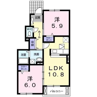 プログレスII【1階】の間取り