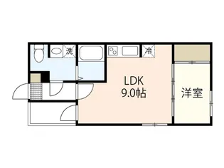セブンプロート江波本町【2階】の間取り