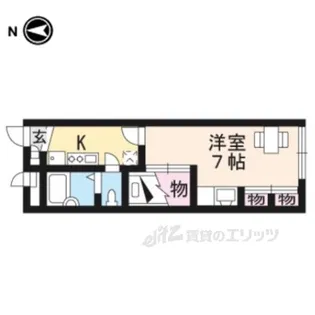 レオパレス雅【1階】の間取り